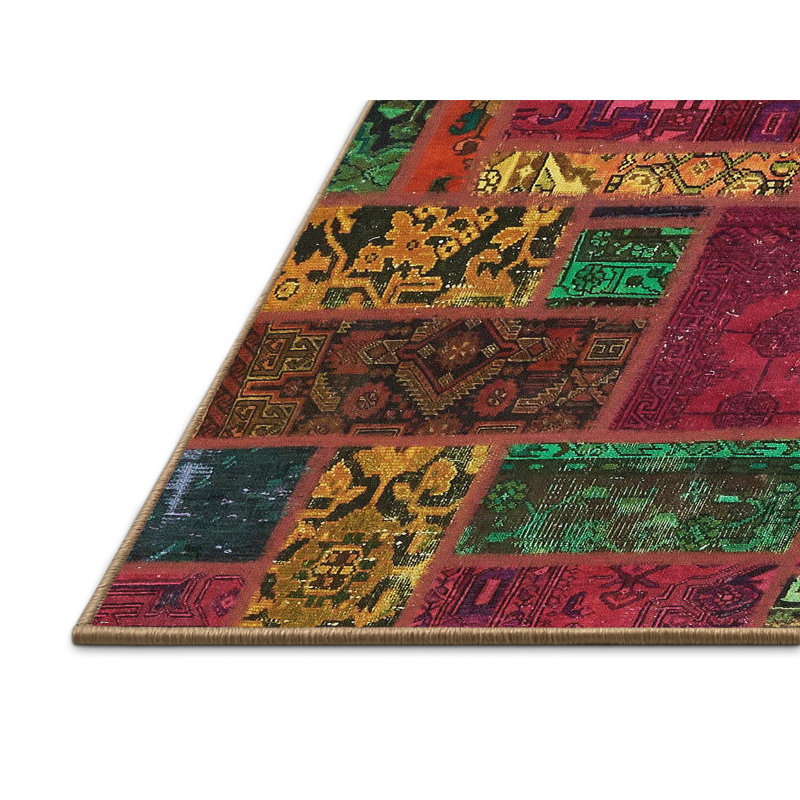 Abstract Indoor Rug, Rectangle 7' x 9'
