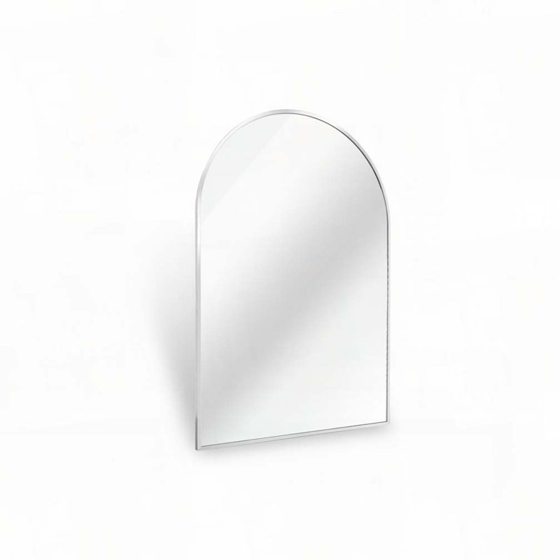 Miroir mural pour salle de bain, Argent argent, 36 po x 24 po