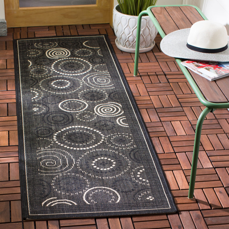 Tapis d'intérieur / extérieur Carole-Louise, Tapis de couloir 2 pi 4 po x 6 pi 7 po