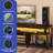 Lory 63" Industrial TV Stand , TV Console, Multifunction Media Console With LED Strip and Built-in Power Outlet-79464590