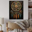 «Gold Dream Catcher Folklore Whispers II» sur impression sur bois-2003920809