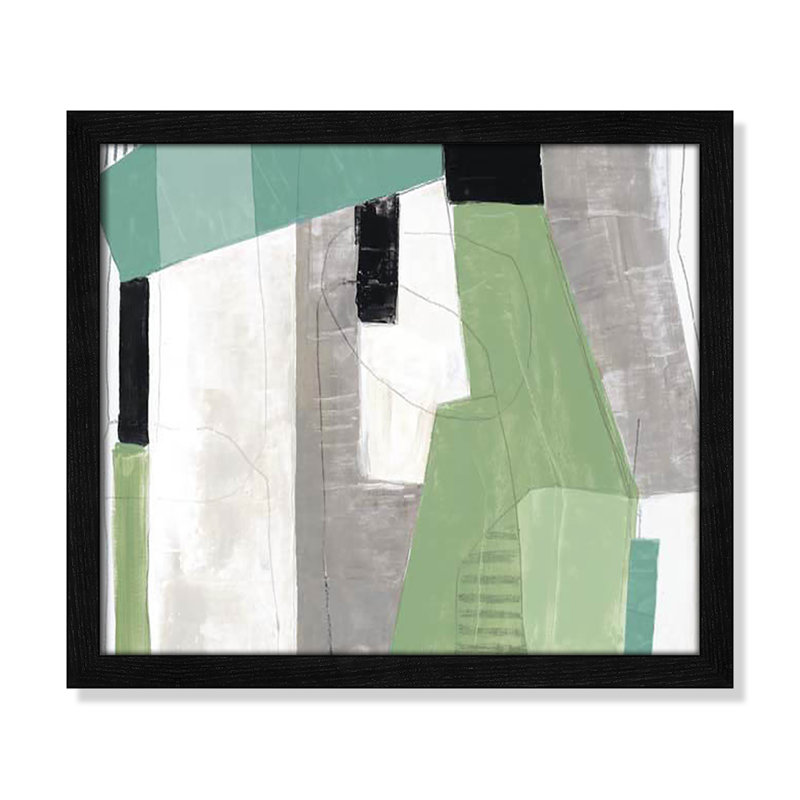 «Evergreen Essence» par Tom Reeves, Cadre mince noir - impression sur papier beaux-art, Pas de tapis