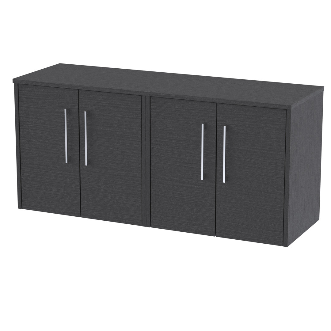 Juno 1205mm Wall Mounted Double Bathroom Vanity Base