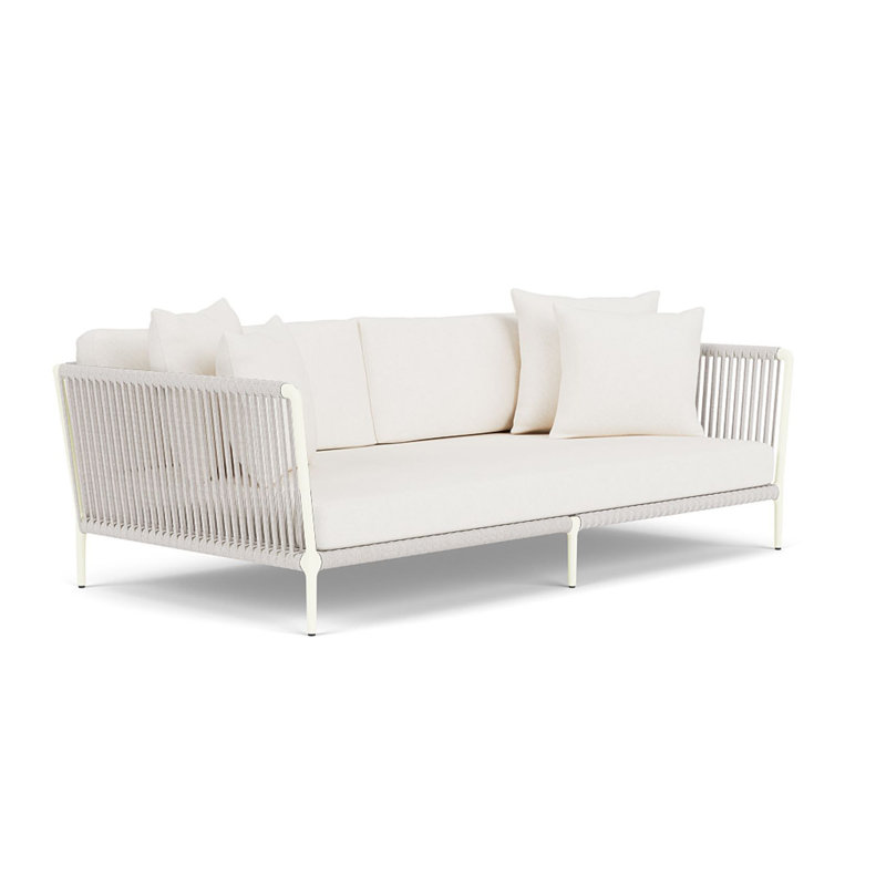 Otti Three-Seat Sectional Sofa, Blanca, Bone