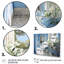 «Bathroom Bathroom Bathroom Reflections Of II» sur toile, 3 pièces-1824166834