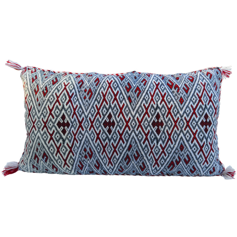 Housse de coussin géométrique