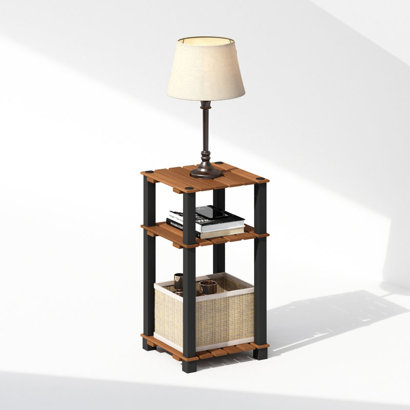 Yailene Solid Wood Top End Table