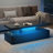 Modern High Gloss Coffee Table With Led Light, Double-Layer Lighted Cocktail Table for Living Room Small Apartment Home Decor-1723085322-1737234525