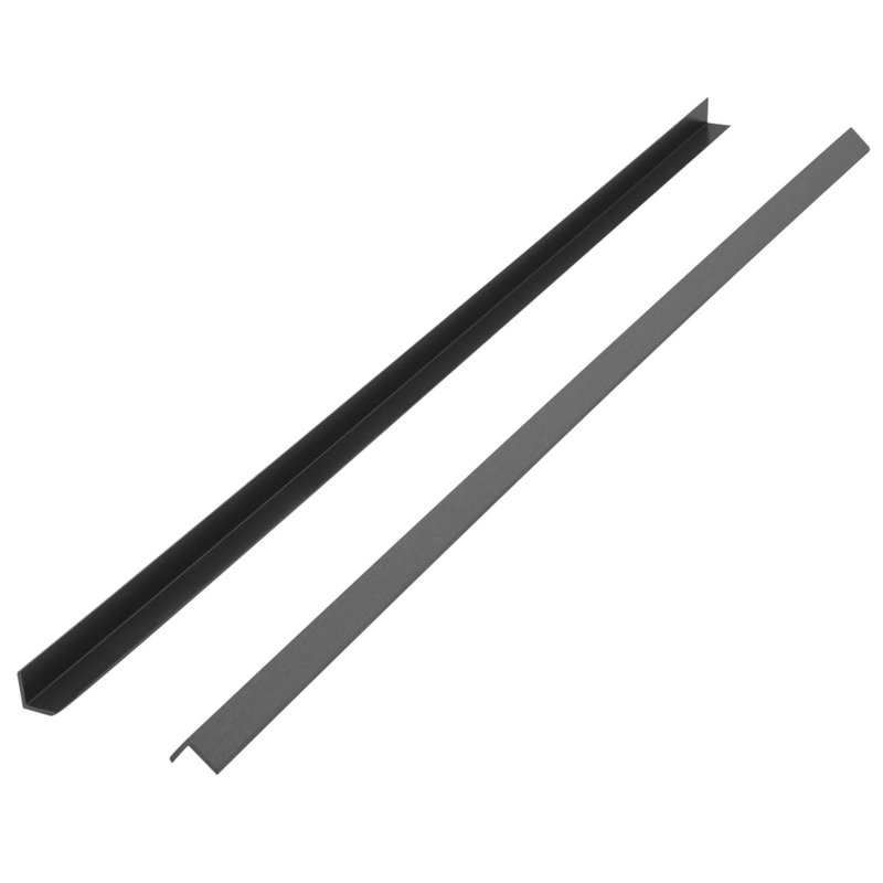 Interlocking Outward Corner Deck Trim in Gray, Gray