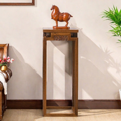 Flower frame solid wood imitation ancient simple