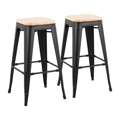 Ensemble de 2 tabourets de bar Oregon
