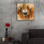 Art mural en verre épique «Abstract Coffee 3» par Silvia Vassileva, 24 po x 24 po-735467255