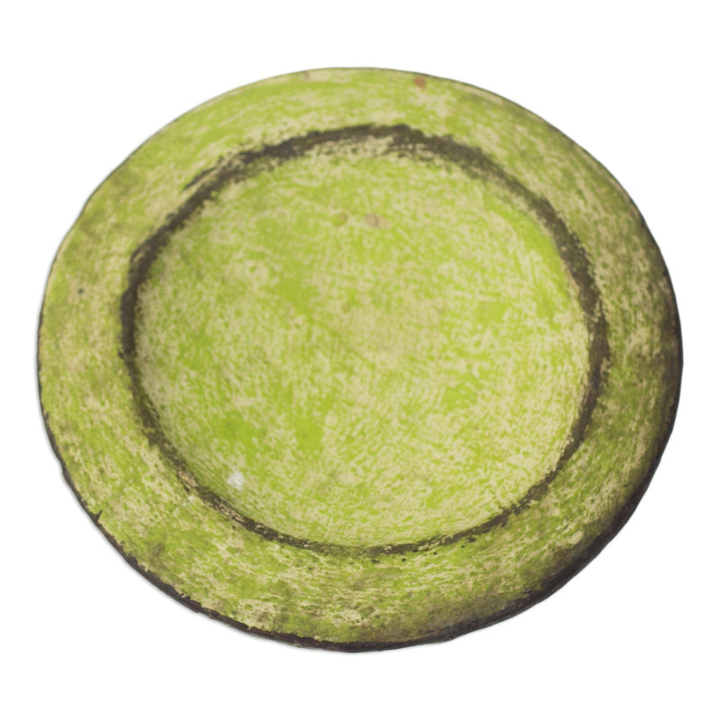 Bol décoratif en céramique Chorio, Vert