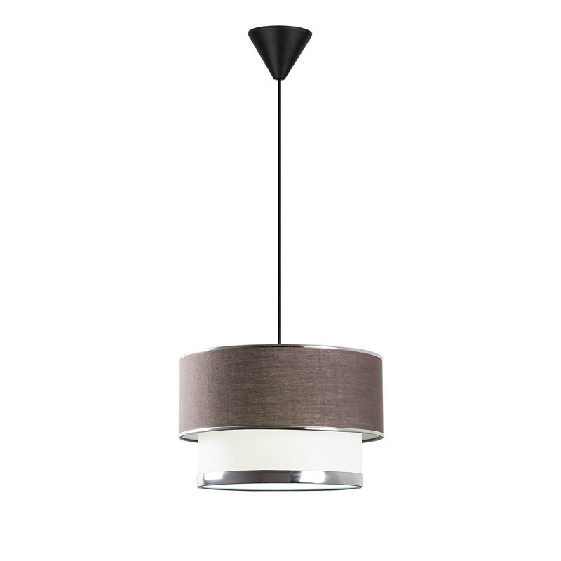 Stylish Chandelier with Metal Body, 25.6 x 7.9 inches | CE Certified, E27 Socket (Max 40W) | Perfect for Dining Room, Living Room & Entryways, Elegant Design with Cotton Cap