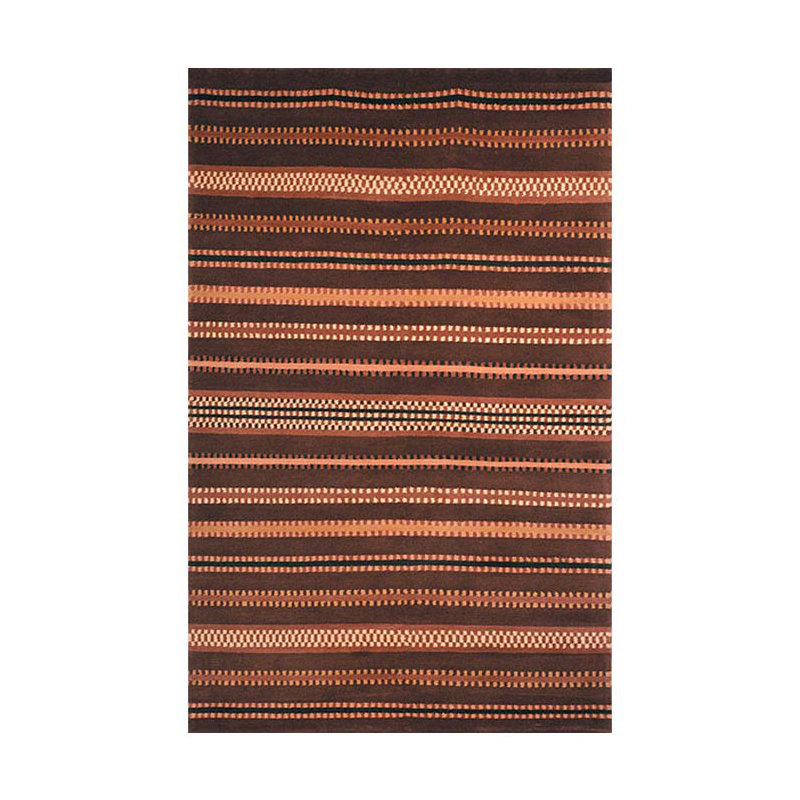 Lexington Hand Tufted Wool Pile Striped Rug, Rectangle 8' x 10'