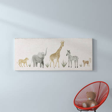 Personalized Baby Animal Nursery Decor - Zebra Striped & Polka