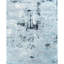 Hand-Knotted High-Quality Blue and Silver Area Rug