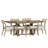 6 - Person Extendable Trestle Dining Set-3955231