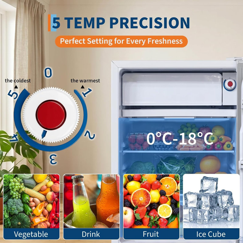 Hobbylane Freestanding Mini Fridge