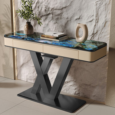 Console de luxe simple et moderne