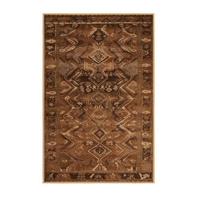 Tapis brun lavable à la machine