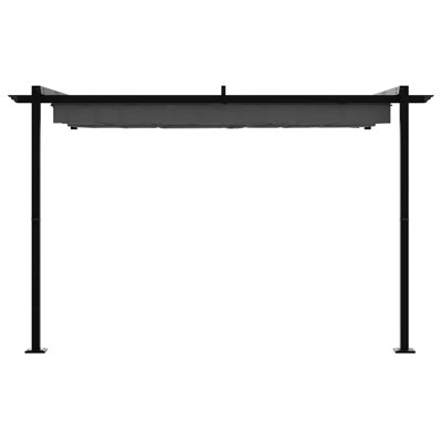  Wall Mounted Gazebo Anthracite Steel