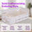 Twin Size Solid Wood Frame Storage Daybed With Drawers And Shelves Space-Saving Design-809081233-809432874
