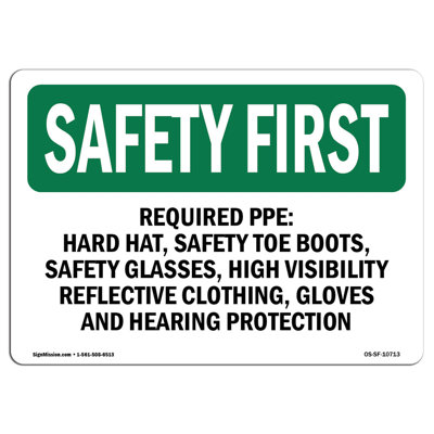 Safety First Sign