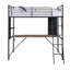 Lit mezzanine simple avec bureau intégré Haxby