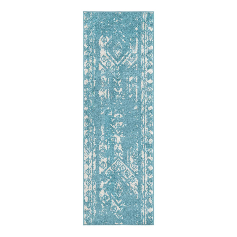 Geometric Indoor Rug, Runner 2' x 6'1"
