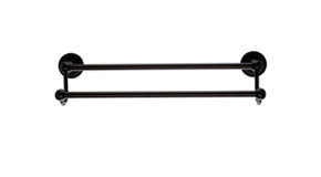 Edwardian Bath Double 20 1/2" Wall Mounted  Towel Bar, Oiled Rubbed Bronze
