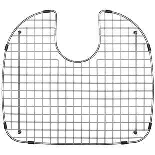 Grille d'évier en acier inoxydable robuste 18,2 po x 16,61 po