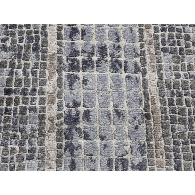 Belkin One-of-a-Kind Rectangle 2'3" X 3'2" New Age Silk Area Rug Gray