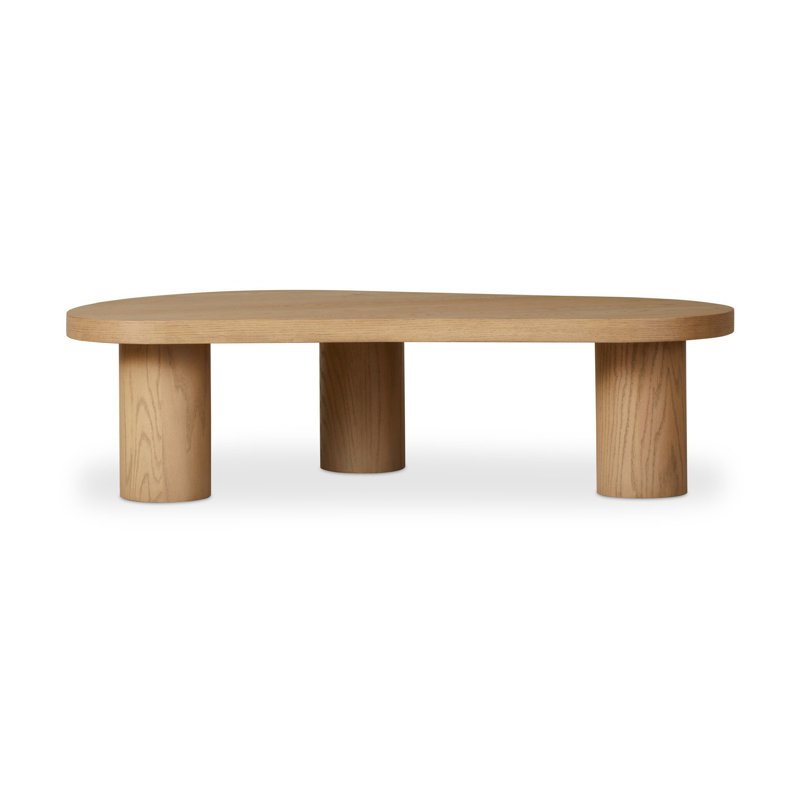 Joji Nesting Coffee Table-Large-Natural Oak Veneer, 13" H x 46" W x 29" D