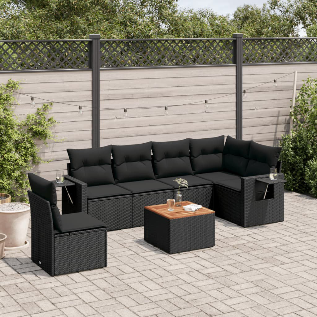 62 cm breites Outdoor-Sitzgruppen-Set mit Kissen