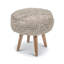Textured Oversized Handwoven Stool