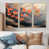 Toile naturelle avec cadre flottant