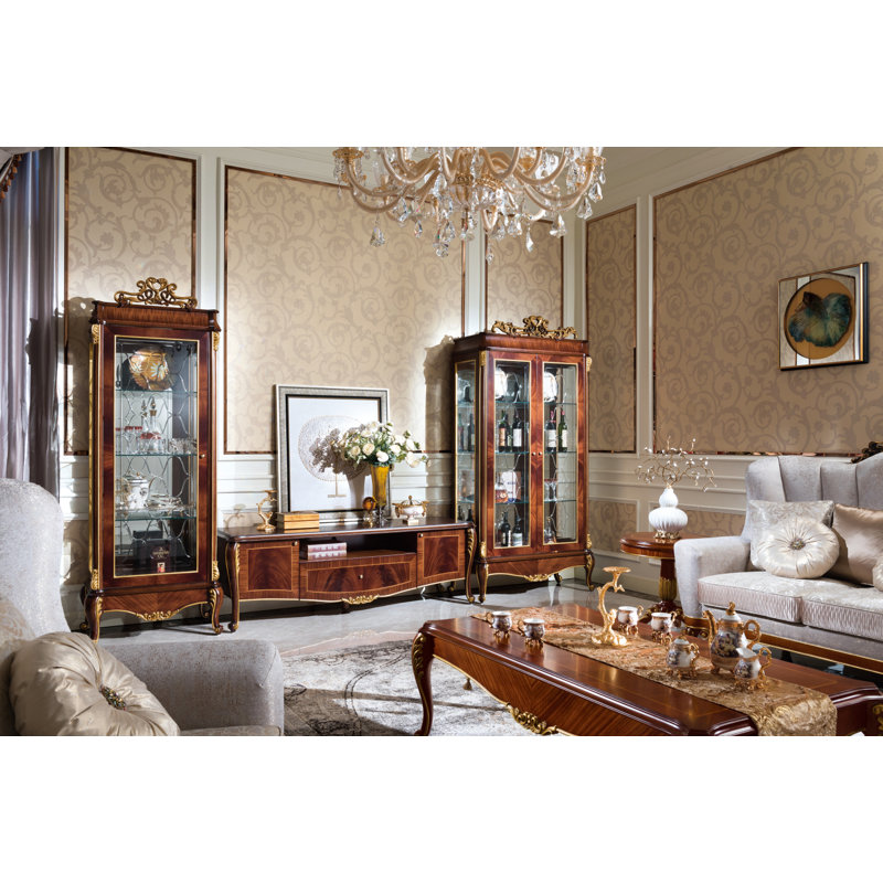 Bergamo Lighted China Cabinet