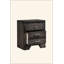 Table de chevet 2 tiroirs 1pc