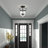 Husman Glass Semi Flush Mount-16518413-16518407