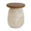 Table d'appoint en forme de poire Laigha Modern Coastal Organic-128952856-128952853