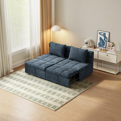 2 Seater Chenille Sofa Bed