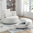 Fabric Upholstered Club Chair with Wood Legs-183521872