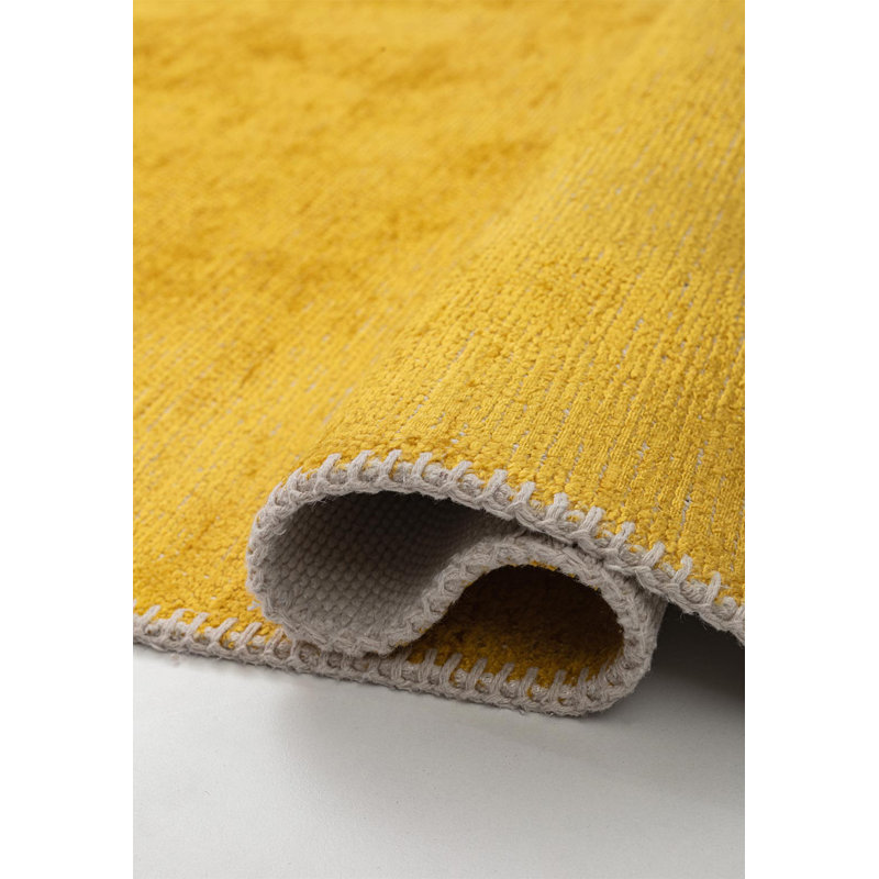 Rapture Area Rug in Yellow, Rectangle 7'10" x 11'2"