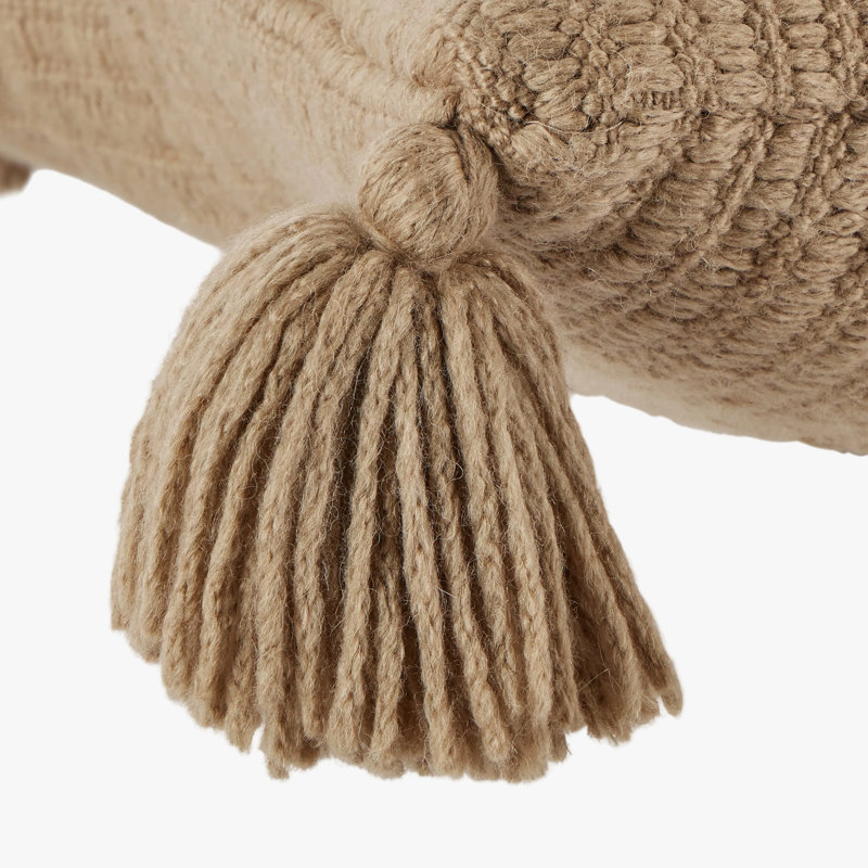 Indigo Seas Samaya Pillow Cover & Insert, Khaki