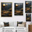 Jaune et noir Neptune Saturns Sonata I Neptune Saturns Sonata I, reproduction d'art sur toile-1649950802-1649950801