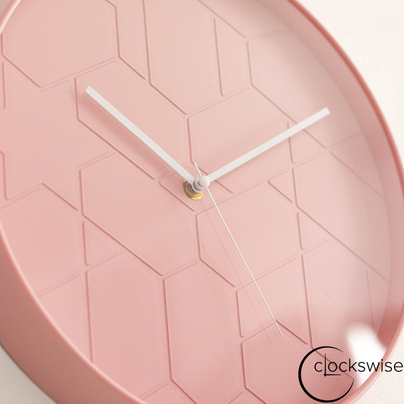  Horloge murale 12 po Rose Rose