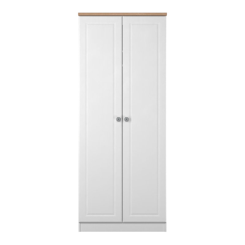 Arpelar Manufactured Wood Wardrobe, White/Oak