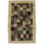 Tapis oriental fabriqué à la main à motif tribal 4 x 6 pi