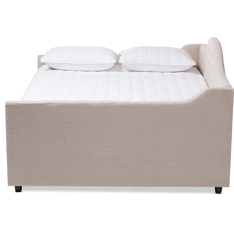 Lit de jour Oak Park, Double, Beige